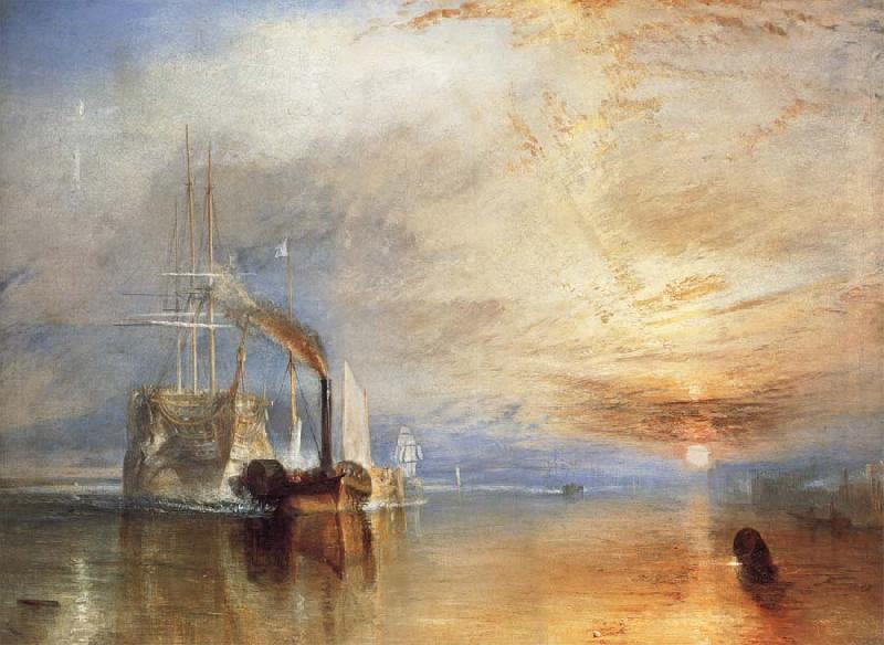 Joseph Mallord William Turner The Fighting Temeraire Tugged to Her Last Berth to be Broken Up Sweden oil painting art
